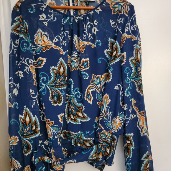 Melanie Lyne elegant paisley blouse - Picture 1 of 1
